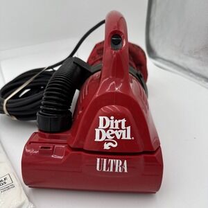 Dirt Devil by Royal Ultra Red Electric Hand Vac Handheld Vacuum Cleaner M08230‎
